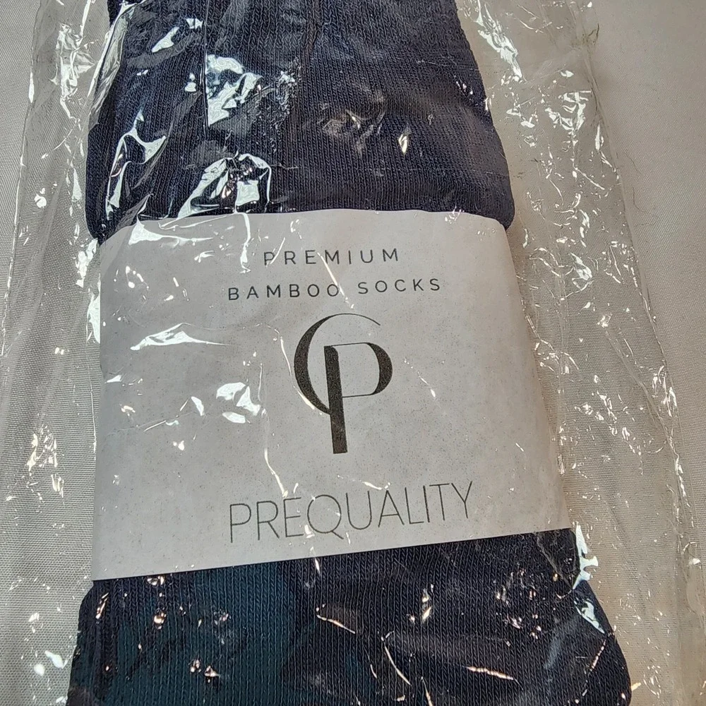Bamboo Socks Mens Prequality Premium Blue 3 Pack
